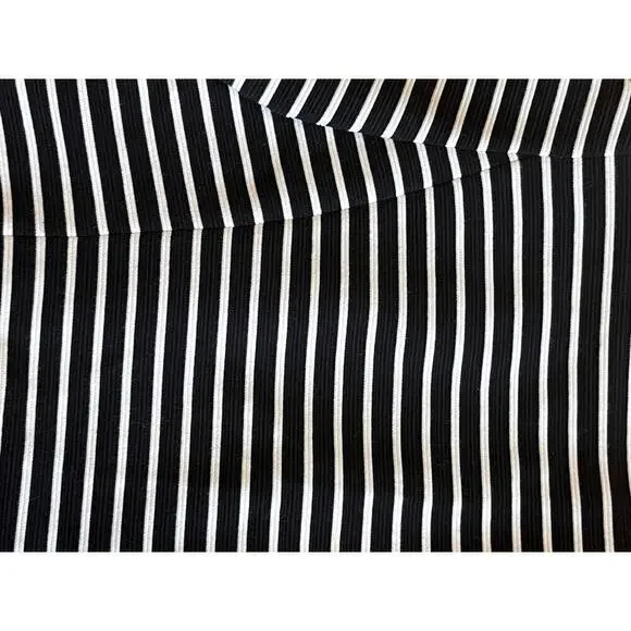 BCBGMAXAZRIA Hendrix Black and White Stripe Knit Blazer XS - Picture 10 of 13